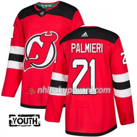 New Jersey Devils Dresy Kyle Palmieri 21 Červená 2017-2018 Adidas Authentic - Dětské
